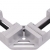 Connex COM870065 Winkelschraubstock 65 mm mit Schnellspannfunktion