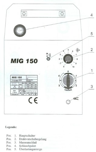 ISKRA MIG MAG 150 SCHUTZGAS SCHWEISSGERÄT